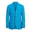 Roberto Pepe Luxury Blue Cotton Men's Jacket - Eljoys Fashion 