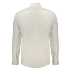 Hugo Boss White Cotton Men's Shirt