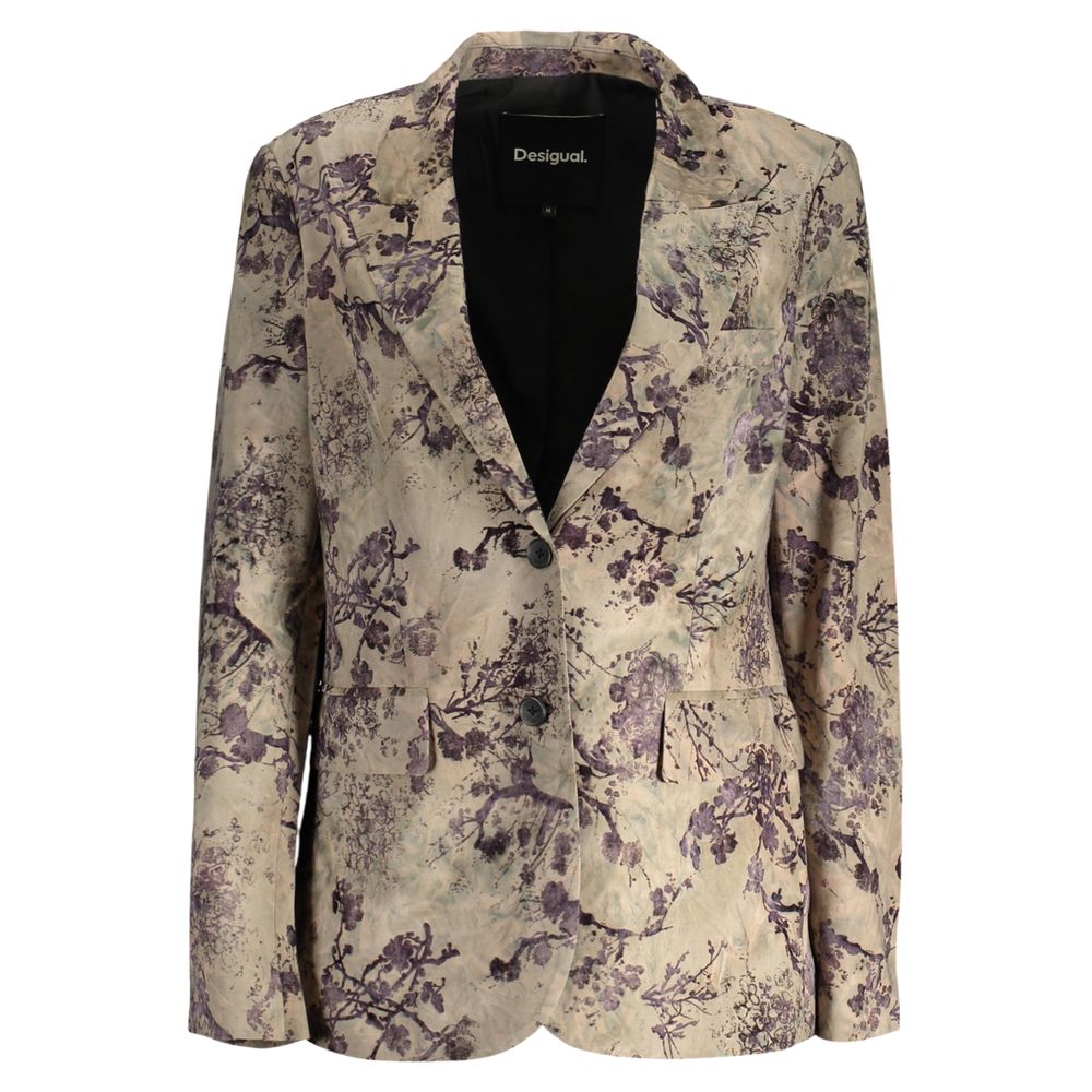 Desigual Green Polyester Women's Jacket - Eljoys Fashion 