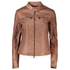 Desigual Brown Polyester Womens Jacket