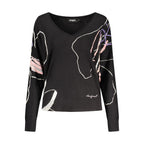 Desigual Black Viscose Women's Sweater