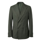 Roberto Pepe Luxury Green Wool Men Jacket