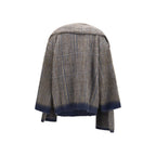 Brunello Cucinelli Gray Mohair Full-Length Jacket - Eljoys Fashion 
