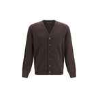 Brunello Cucinelli Brown Cashmere Cardigan