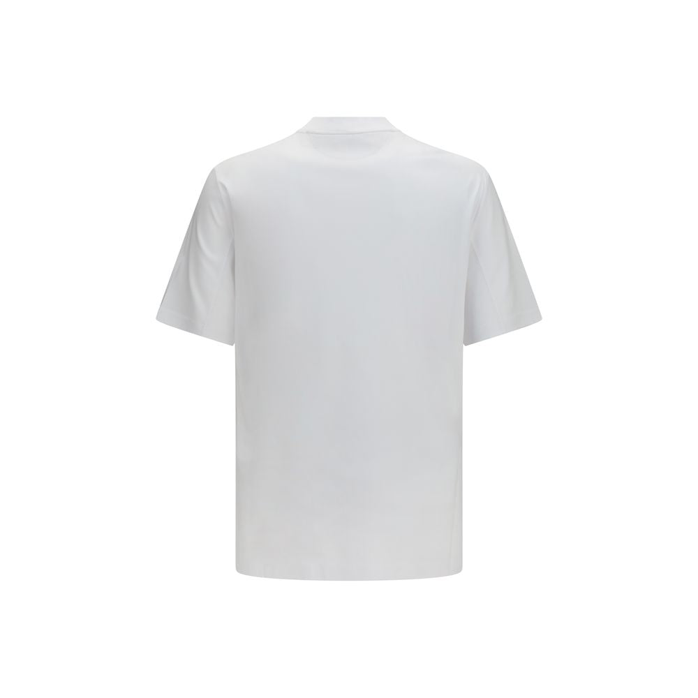 Brunello Cucinelli White Cotton T-Shirt - Eljoys Fashion 