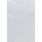 Brunello Cucinelli White Cotton T-Shirt - Eljoys Fashion 