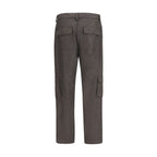 Brunello Cucinelli Brown Wool Oves Aries Cargo Pants