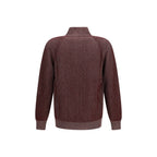 Brunello Cucinelli Bordeaux Cashmere Cardigan - Eljoys Fashion 
