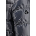 Moose Knuckles Gray Nylon Bomber