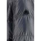 Moose Knuckles Gray Nylon Shell Jacket