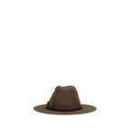 Brunello Cucinelli Brown Eco Fabric Fedora