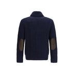 Barbour Blue Wool Oves Aries Cardigan