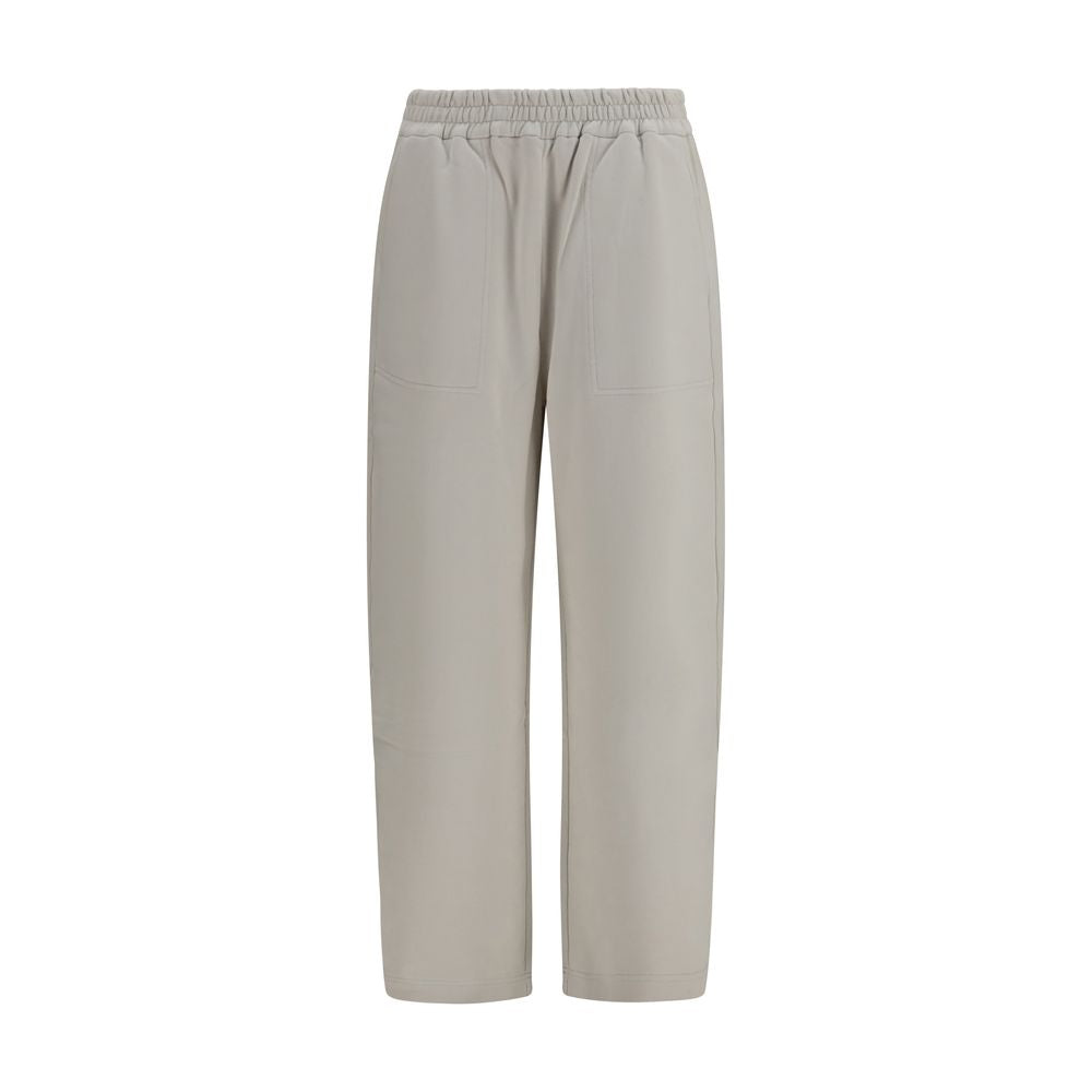 Brunello Cucinelli Beige Cotton Casual Pants - Eljoys Fashion 