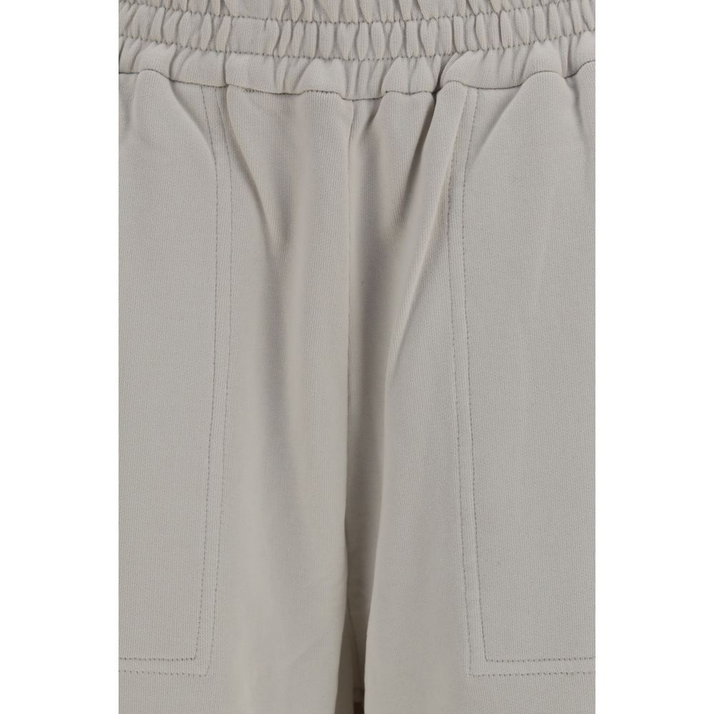 Brunello Cucinelli Beige Cotton Casual Pants - Eljoys Fashion 