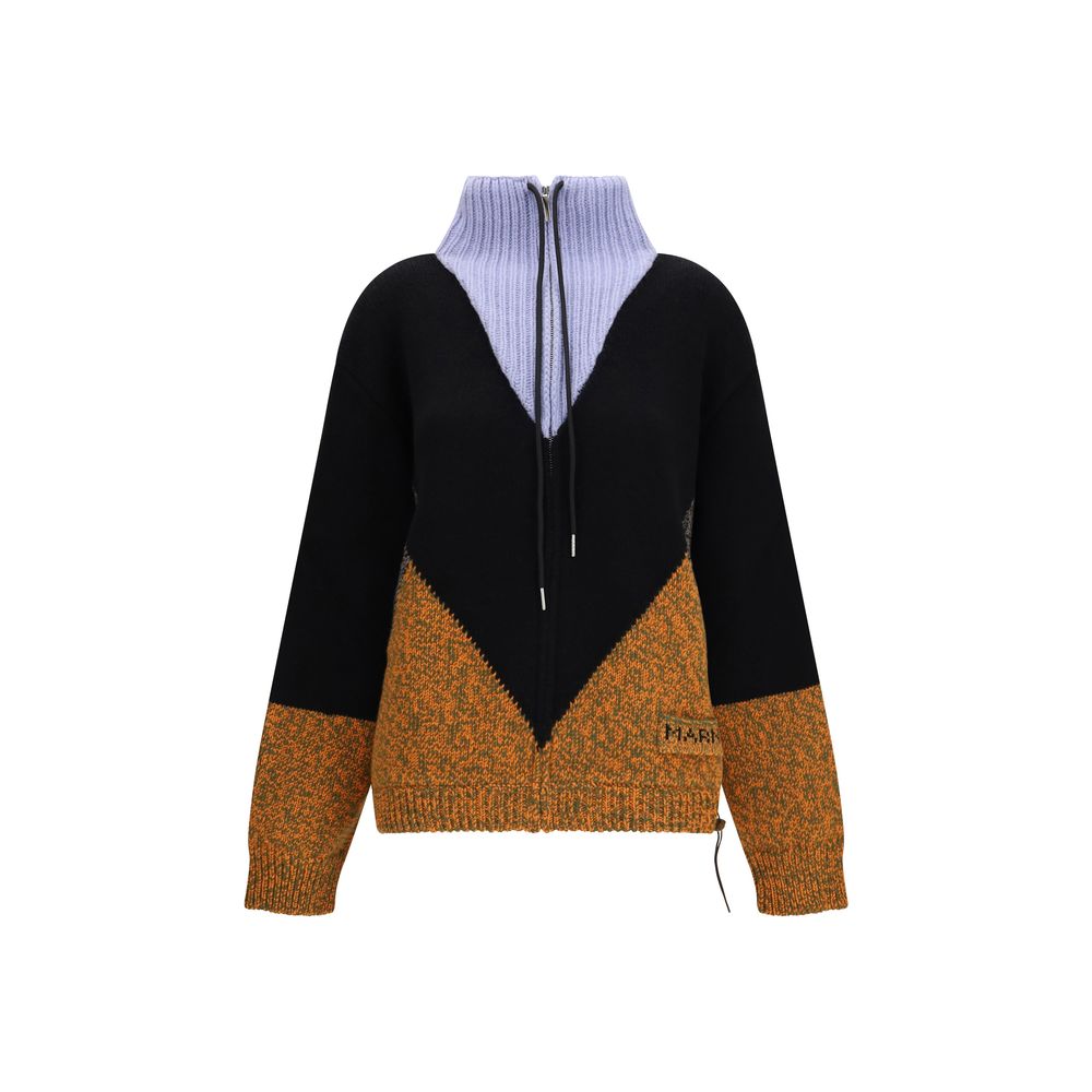 Marni Multicolor Wool Oves Aries Full-Length Jacket