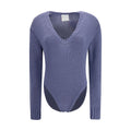 Forte_Forte Purple Wool Oves Aries Bodysuit