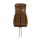 Moncler Grenoble Brown Polyamide Sleeveless Jacket