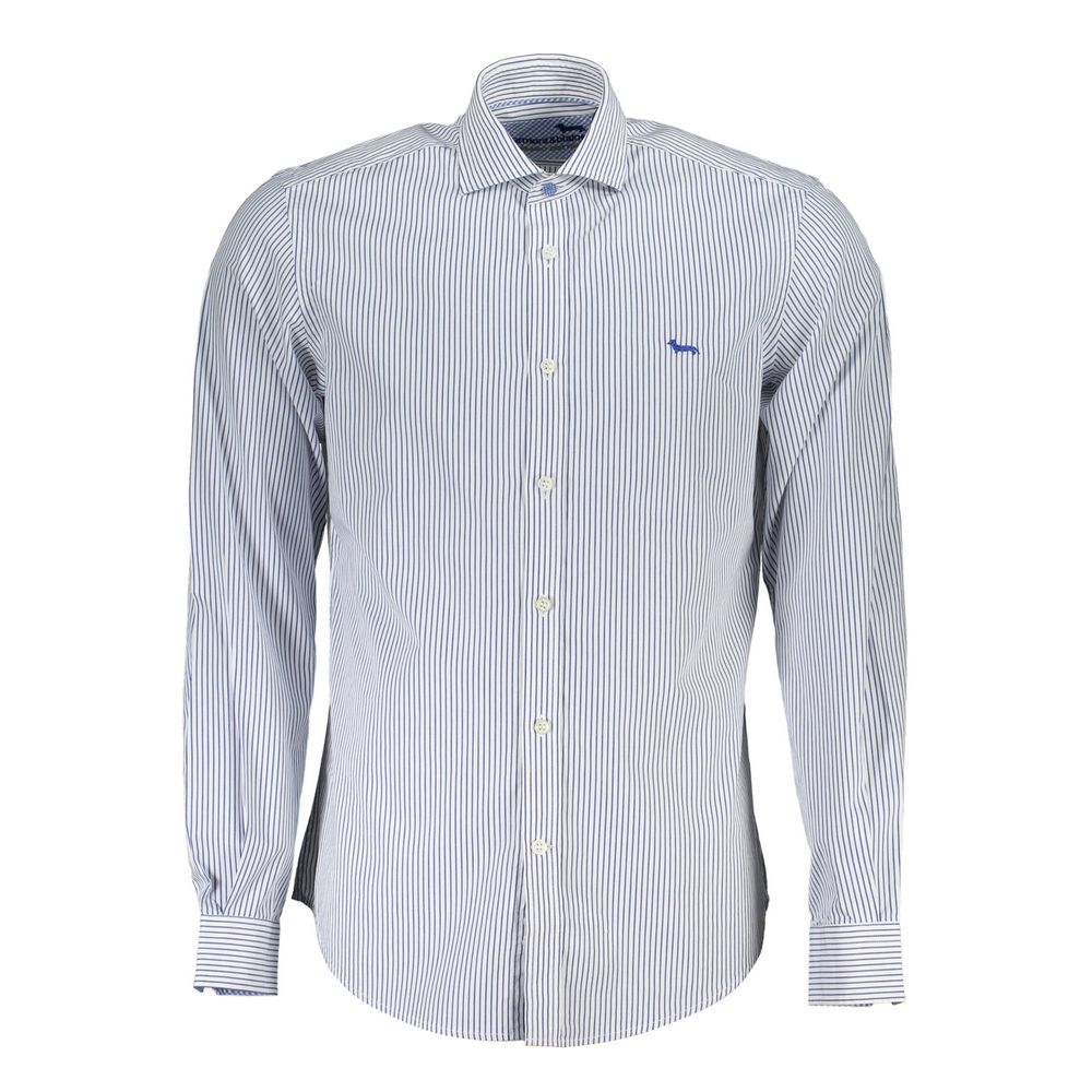 Harmont & Blaine White Cotton Men's Shirt - Eljoys Fashion 
