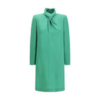 Valentino Garavani Bicolor Wool Oves Aries Casual Dress - Eljoys Fashion 