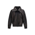 Balenciaga Black Lamb Ovis Aries Leather Jacket - Eljoys Fashion 