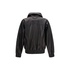 Balenciaga Black Lamb Ovis Aries Leather Jacket - Eljoys Fashion 