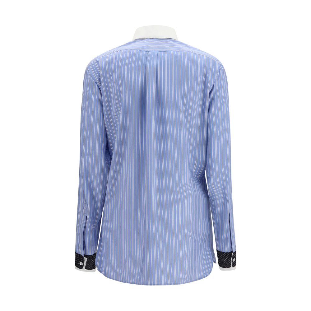 Tom Ford Blue Silk Dress Shirt - Eljoys Fashion 
