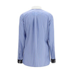 Tom Ford Blue Silk Dress Shirt - Eljoys Fashion 