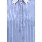 Tom Ford Blue Silk Dress Shirt - Eljoys Fashion 