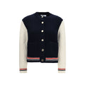 Thom Browne Blue Cashmere Cardigan - Eljoys Fashion 