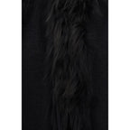 Fendi Black Wool Oves Aries Sleeveless Jacket - Eljoys Fashion 