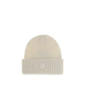 Moncler Beige Wool Oves Aries Beanie - Eljoys Fashion 