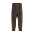 Magliano Brown Polyester Casual Pants - Eljoys Fashion 