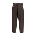 Magliano Brown Polyester Casual Pants - Eljoys Fashion 