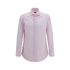 Finamore Multicolor Cotton Dress Shirt - Eljoys Fashion 