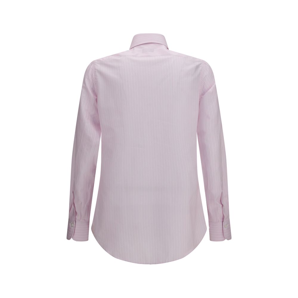 Finamore Multicolor Cotton Dress Shirt - Eljoys Fashion 