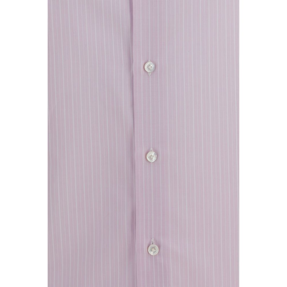 Finamore Multicolor Cotton Dress Shirt - Eljoys Fashion 