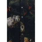 R13 Black Cotton Pattern Shirt - Eljoys Fashion 