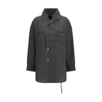 R13 Black Viscose Pattern Shirt - Eljoys Fashion 