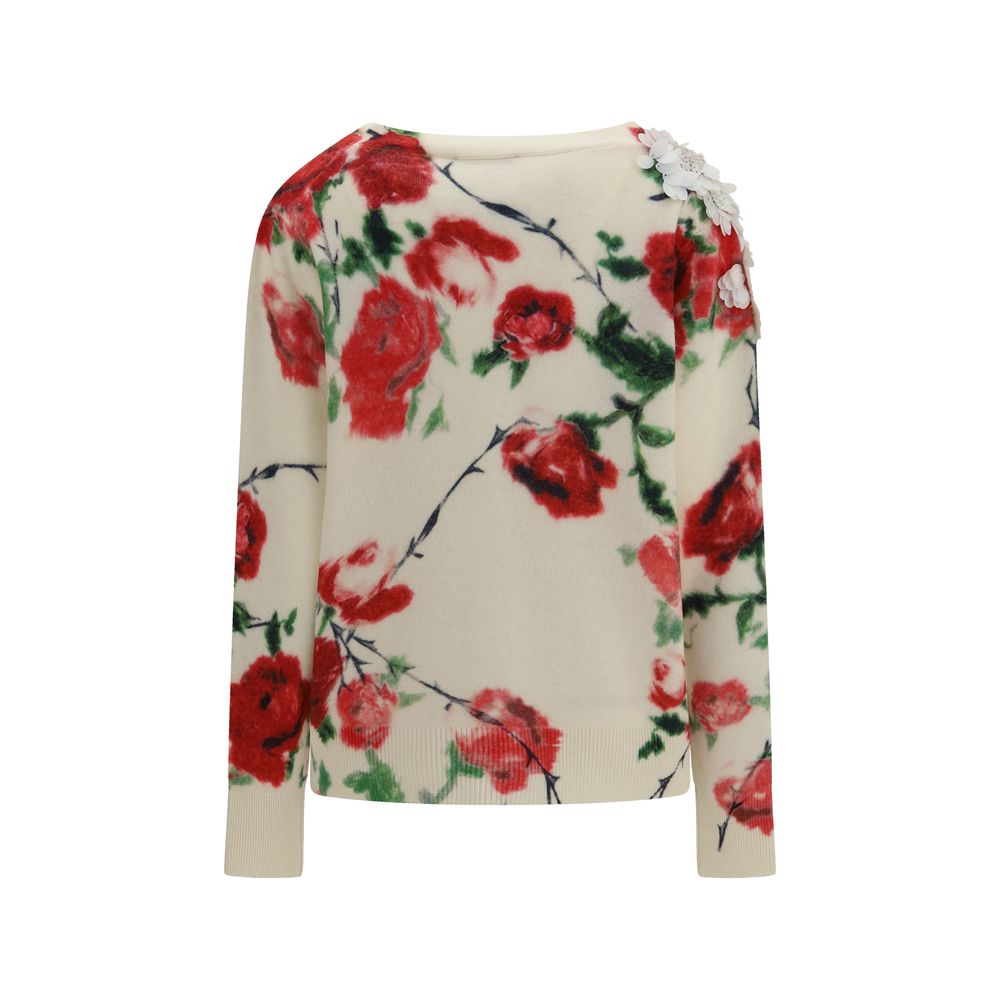 Blumarine Beige Wool Oves Aries Cardigan - Eljoys Fashion 