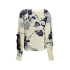 Blumarine Beige Cashmere Sweater - Eljoys Fashion 