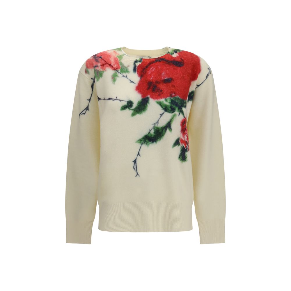 Blumarine Beige Cashmere Sweater - Eljoys Fashion 