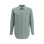 Prada Bicolor Cotton Dress Shirt - Eljoys Fashion 