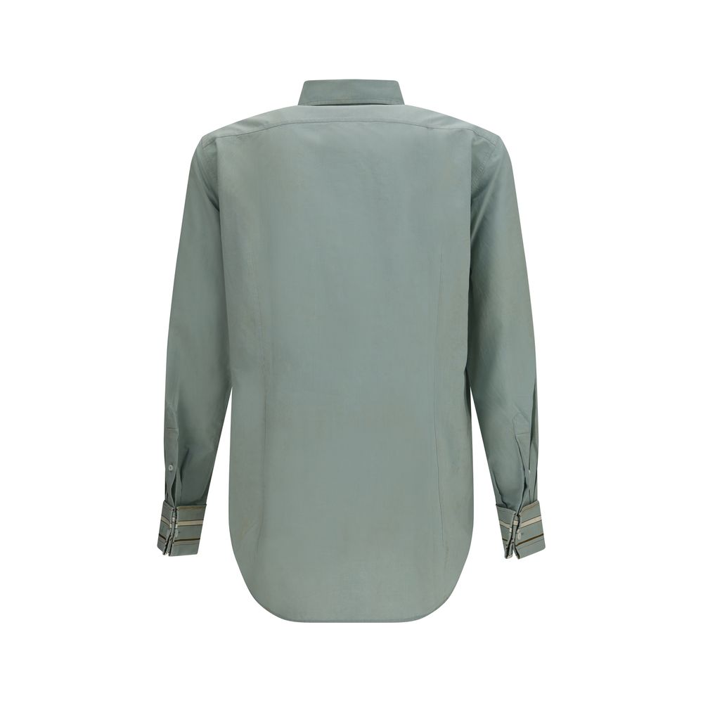 Prada Bicolor Cotton Dress Shirt - Eljoys Fashion 