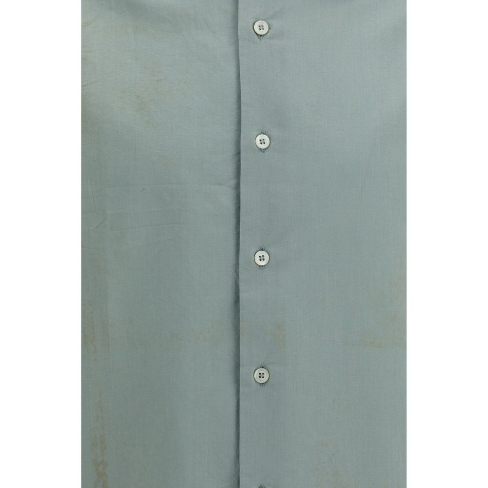 Prada Bicolor Cotton Dress Shirt - Eljoys Fashion 
