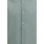 Prada Bicolor Cotton Dress Shirt - Eljoys Fashion 