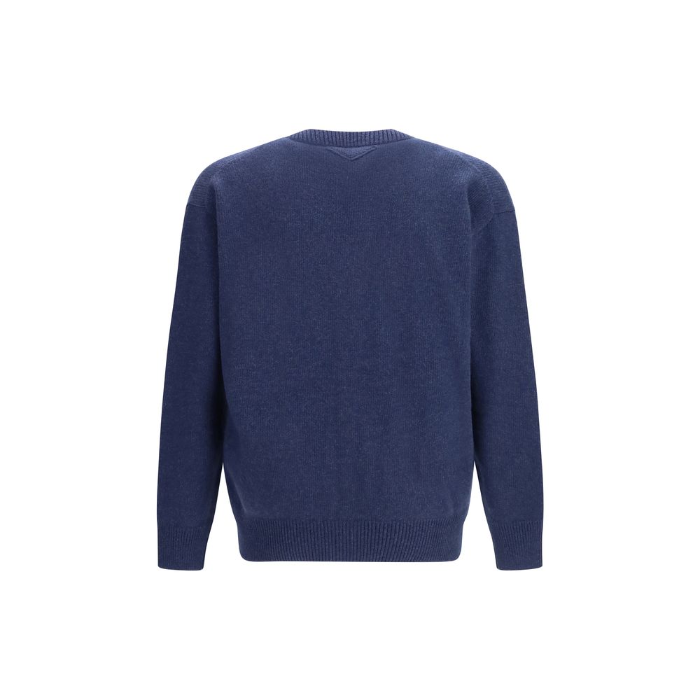 Prada Blue Cashmere Cardigan - Eljoys Fashion 