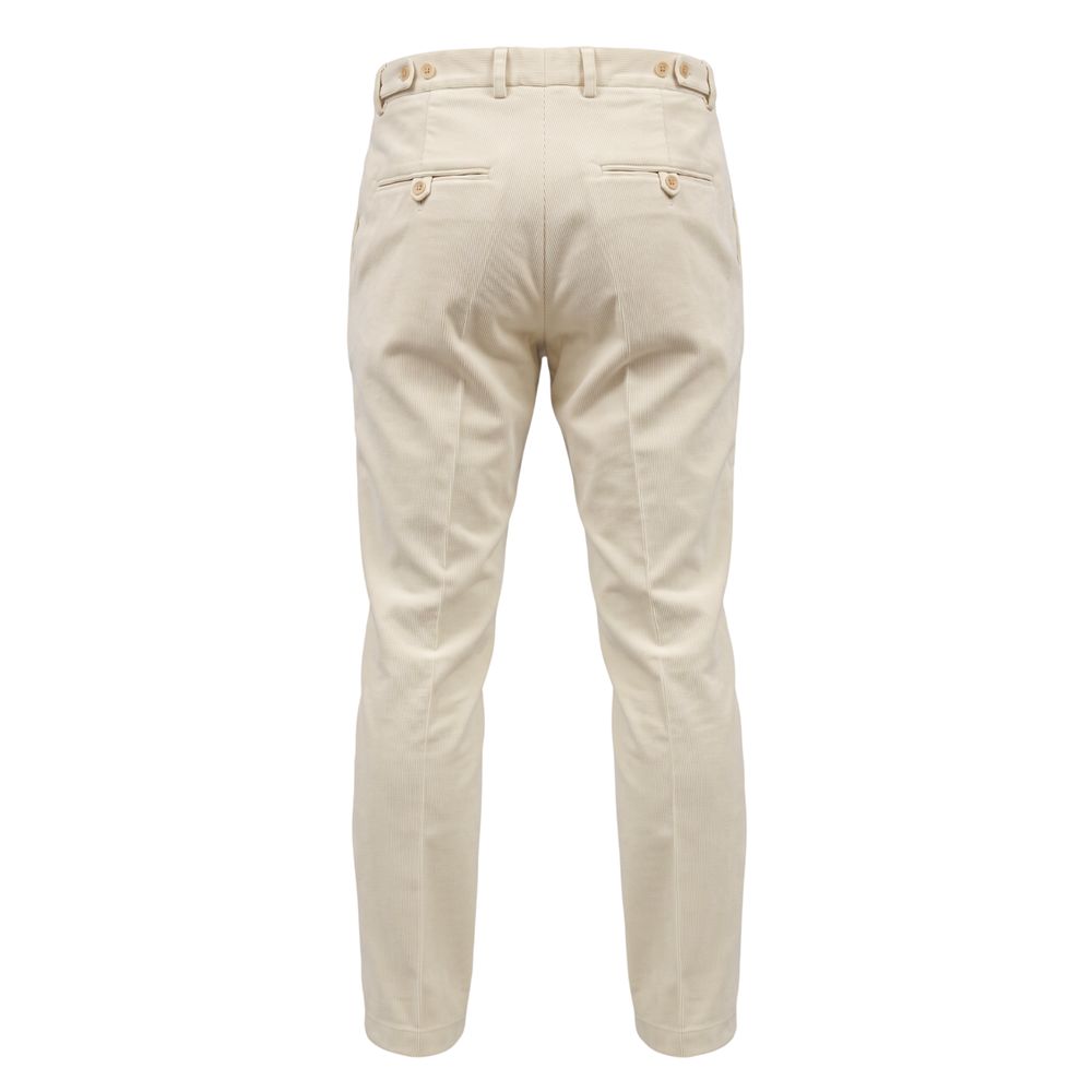 Roberto Pepe Luxury White Nylon Men's Pants - Eljoys Fashion 