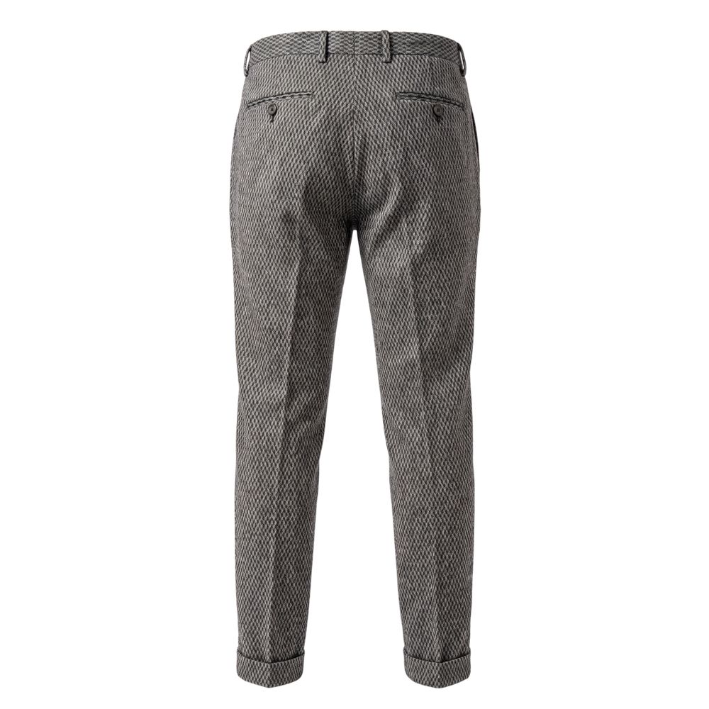 Roberto Pepe Luxury Black Rayon Men Pant - Eljoys Fashion 