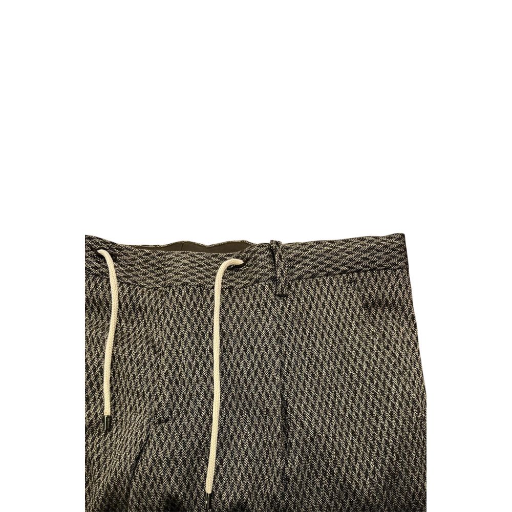 Roberto Pepe Luxury Black Rayon Men Pant - Eljoys Fashion 