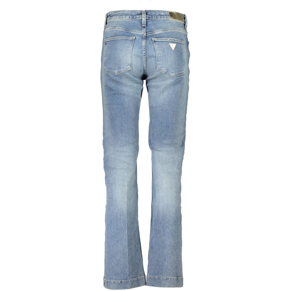 Guess Jeans Blue Cotton Flared Jeans - Eljoys Fashion 
